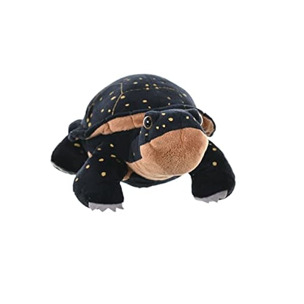 Wild Republic Gevlekte schildpad pluche zacht speelgoed, knuffels knuffels, cadeaus voor kinderen 30 cm